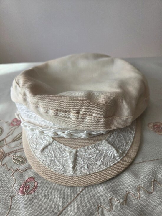 Aegean Other - NWOT Vintage Aegean San Francisco-Athens Ivory Colored Greek Fishing Hat